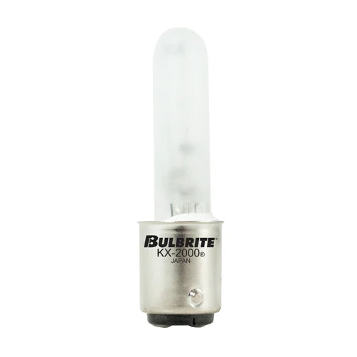 Bulbrite 473261 KX60FR/DC 60W T3 Halogen Light Bulb DC Bayonet Base Frost 120V