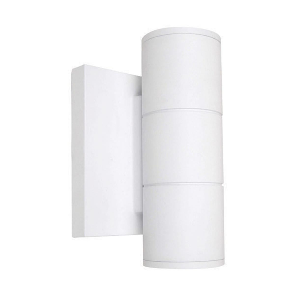 Satco 62-1141R1 2 Light LED Small Up and Down Sconce Fixture White Finish 10W 120/277V