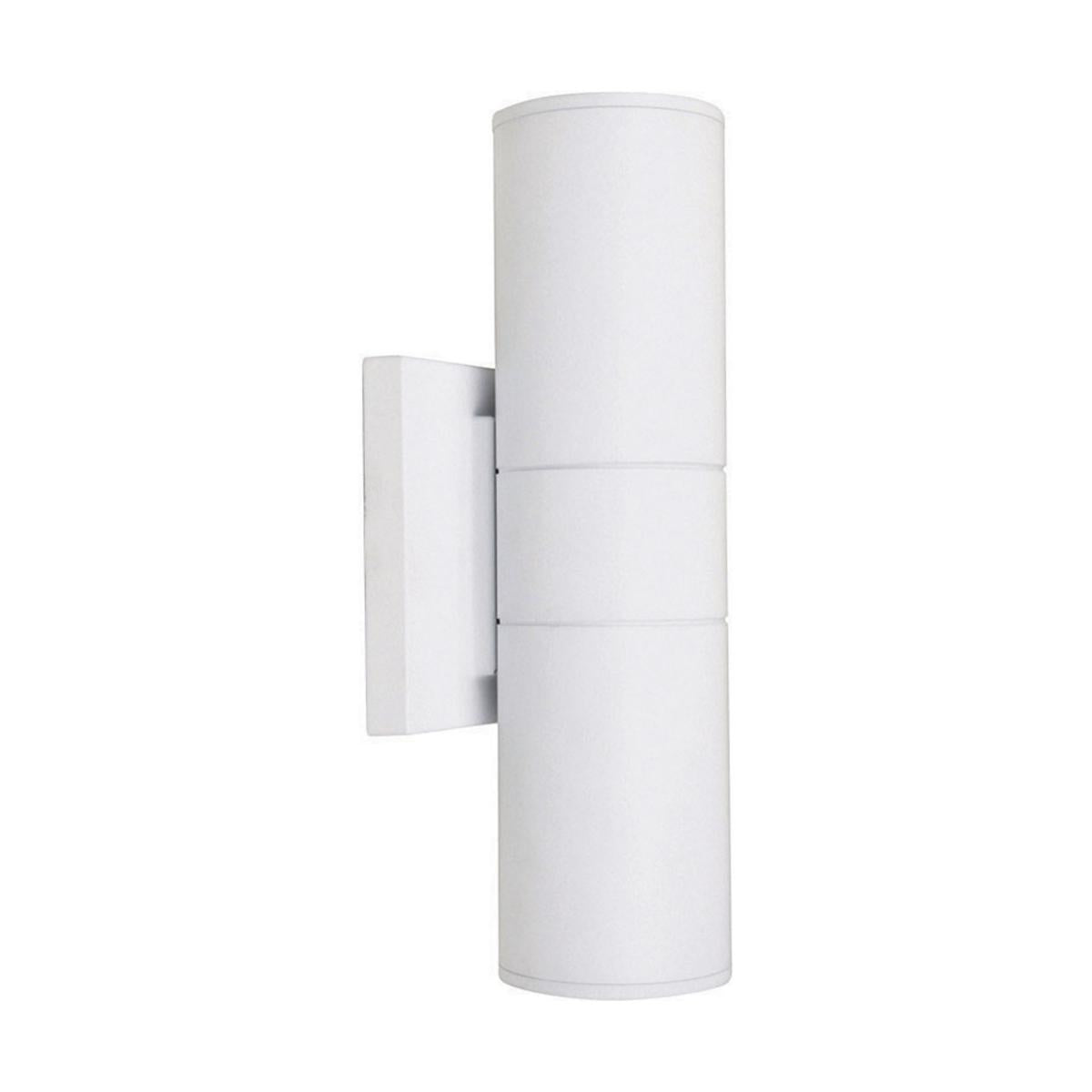 Satco 62-1143R1 2 Light LED Large Up and Down Sconce Fixture White Finish 20W 120/277V