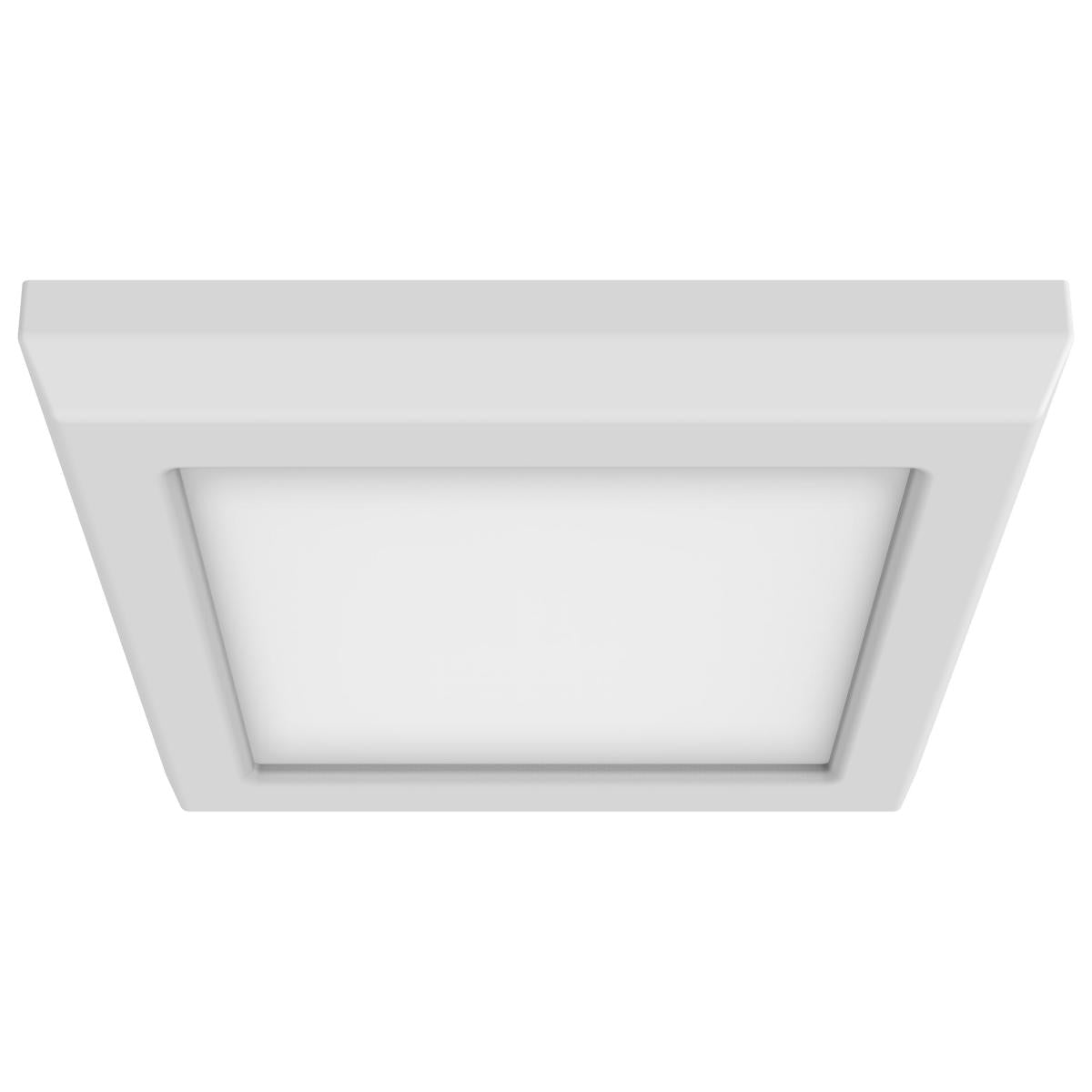 satco 62-1704 Blink Pro - 9W 5in LED Fixture CCT Selectable Square Shape White Finish 120V