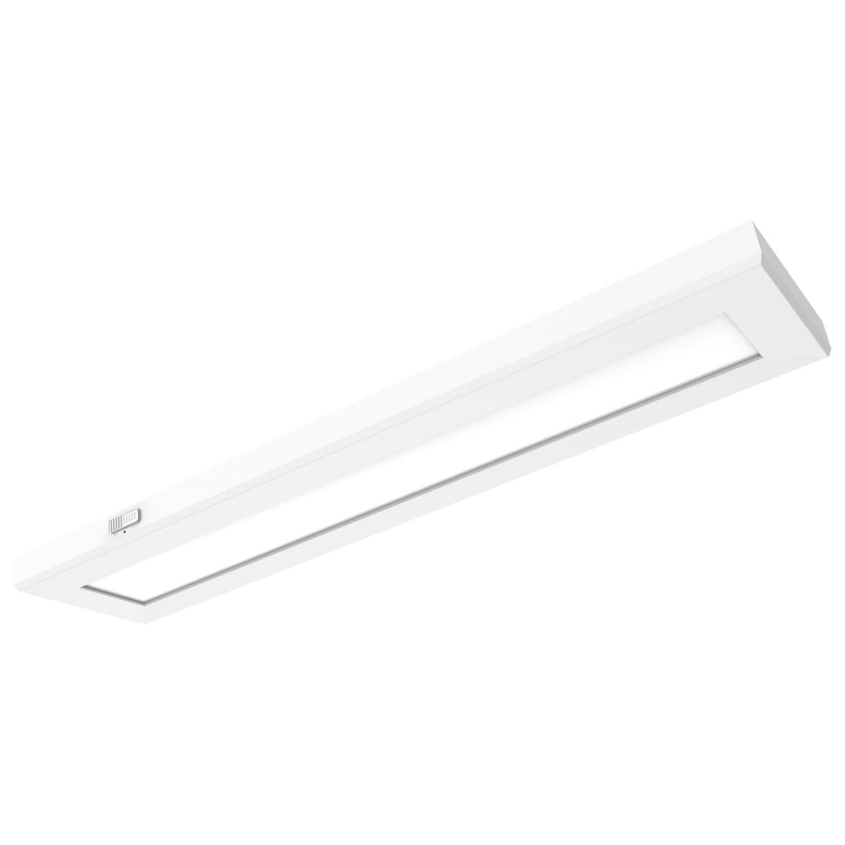 Satco 62-1770 Blink Pro Plus 24 Watt 5.5 in. x 24 in Surface Mount LED CCT Selectable 90 CRI White Finish 120/277 Volt Rectangular Shape