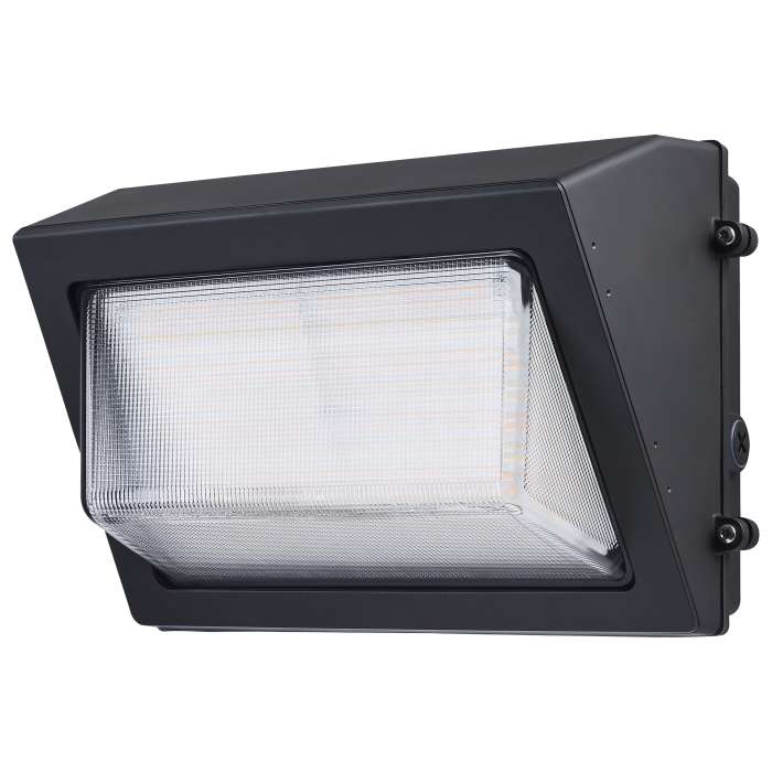 Satco 65-1501 120/100/80 Wattage Selectable LED Wall Pack 3K/4K/5K CCT Selectable 60/90/110 Beam Angle Selectable 120-347 Volt Bronze Finish