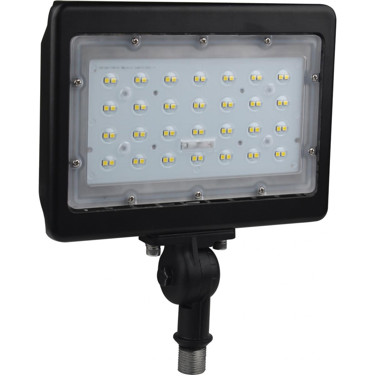 Satco 65-537R1 LED Large Flood Light 50W 3000K Bronze Finish 100V-277V Dimmable