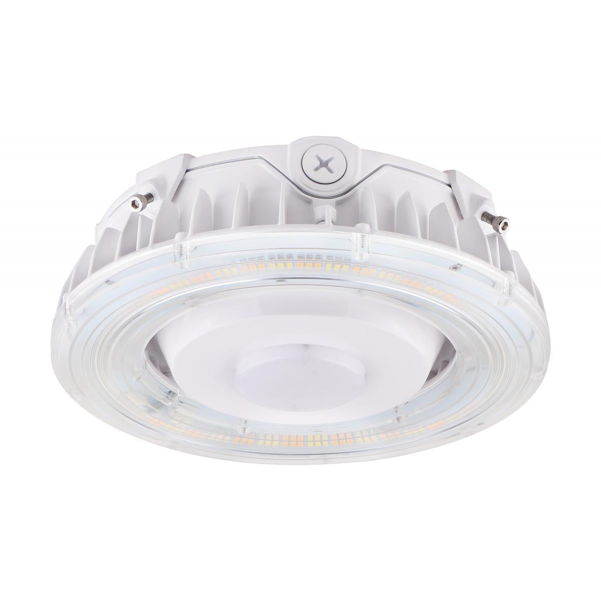 Satco 65-625 LED Canopy Fixture 40 Watt CCT Selectable White Finish 100-277 Volt