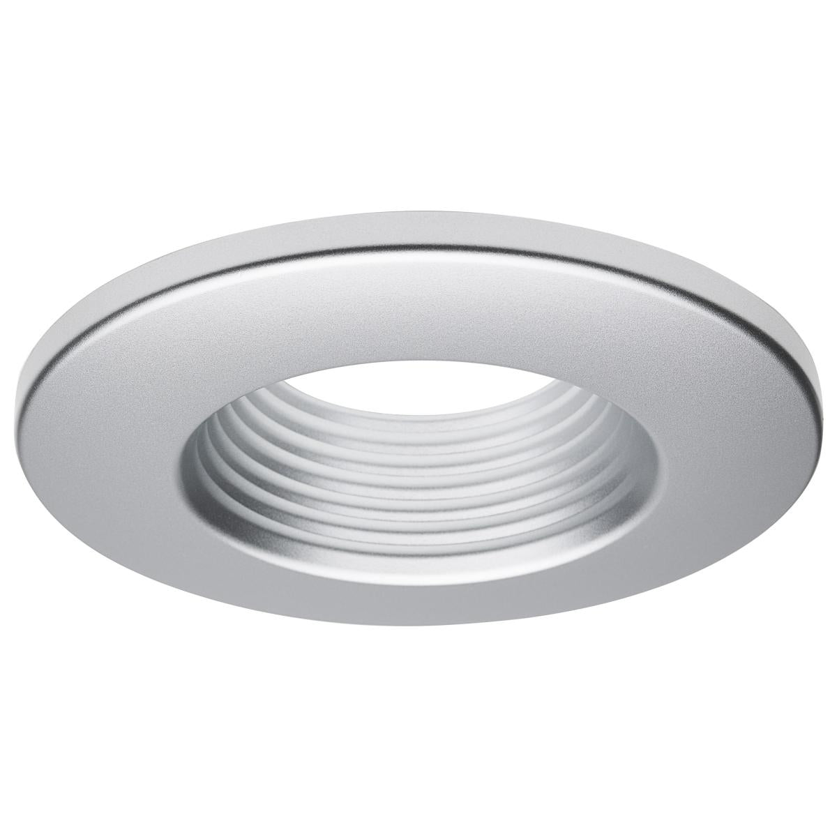 Satco 80-976 Deep Baffle Trim 4 Inches Brushed Nickel Finish