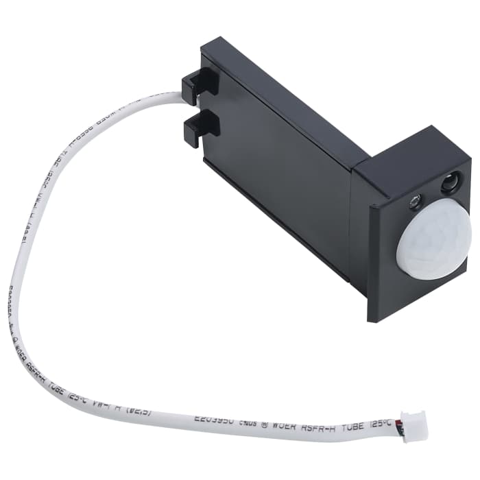 Satco 86-232 PIR SENSOR LINEAR CONNECTABLE Momentum PIR Sensor for LED Connectable Linear Strip Fixtures Side Mount Black Finish