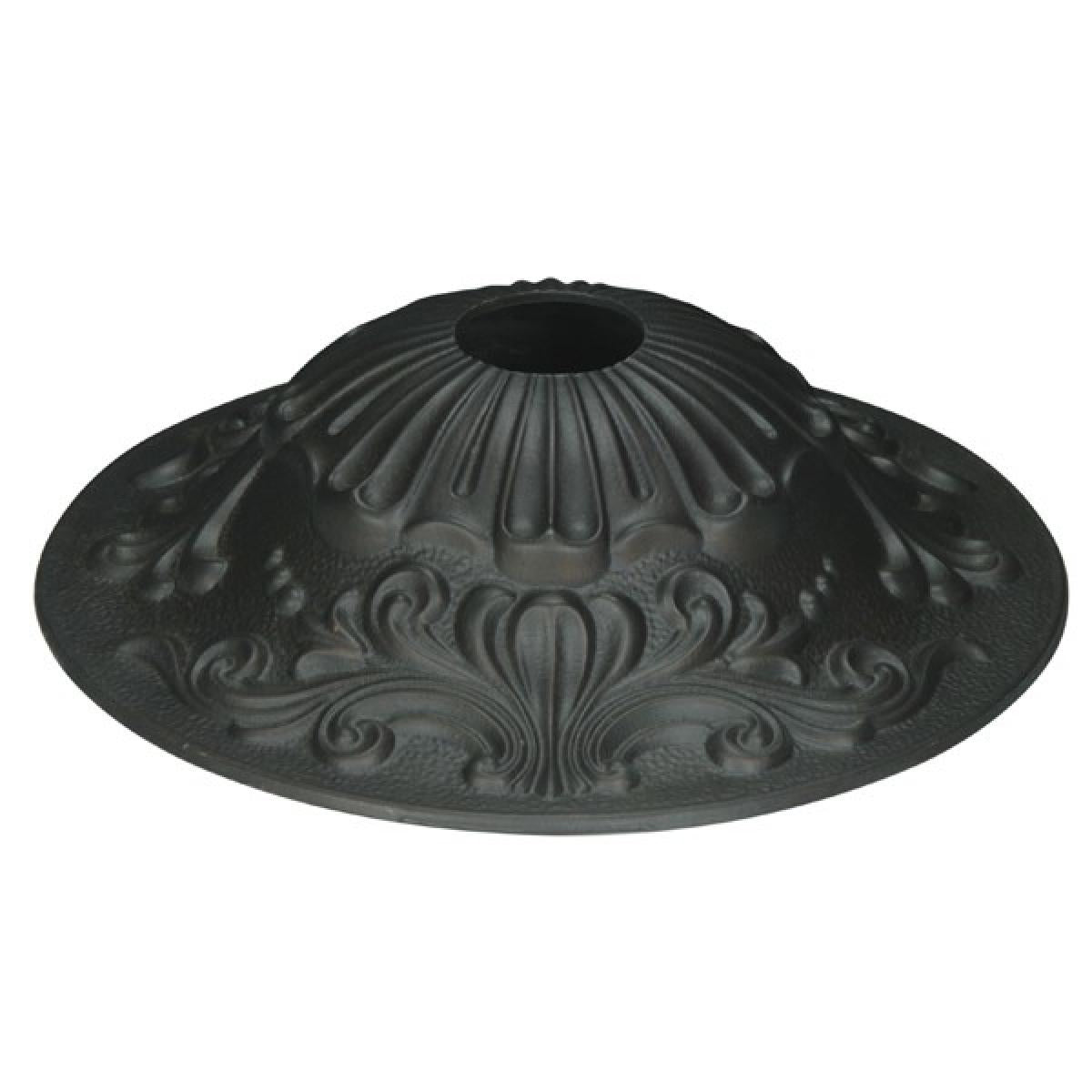 Satco 90-2482 Cast Brass Canopy Bronze Finish 5-1/2" Diameter 1-1/16" Center Hole 1-1/2" Height
