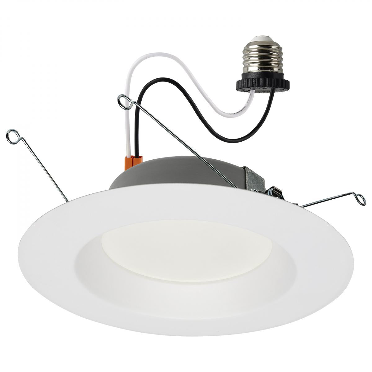 Satco S11645 12.5 Watt LED Downlight Retrofit 5-6" 5000K 120 Volts Dimmable White Finish