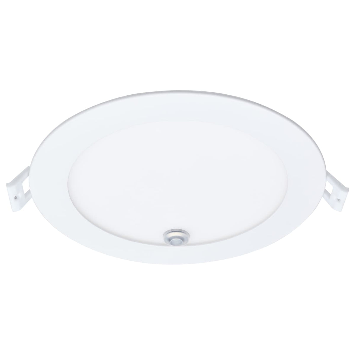 Satco S11697 15/11 Watt LED Direct Wire Downlight 27K/3K/35K/4K/5K 6-Inch Dual Dimming Round with Integrated Emergency and Test Switch