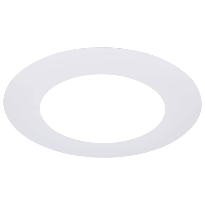 Satco S13543 CDLGR10RWH 10-Inch Flat Goof Ring for Downlights Round White Finish