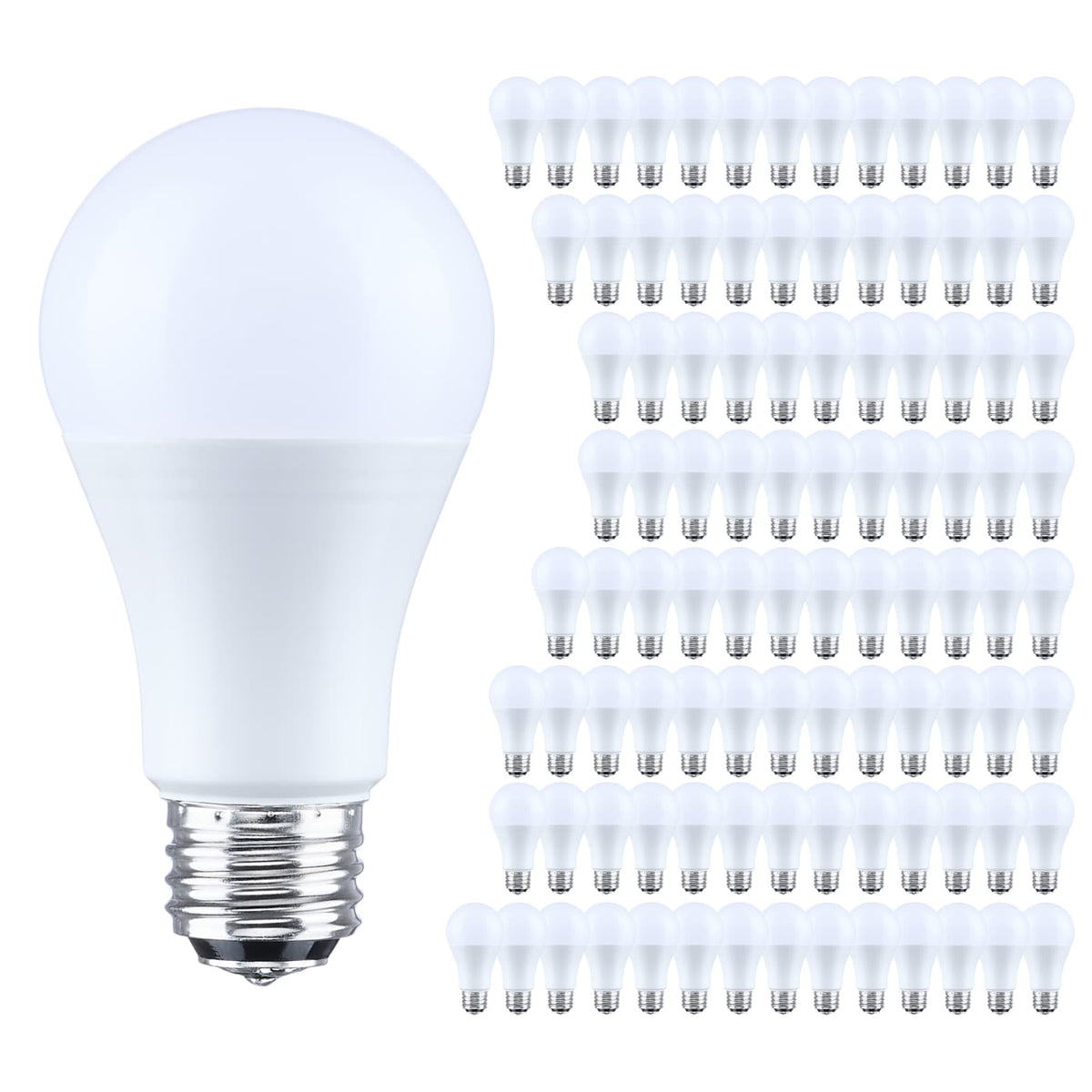 Satco S14414 9.8 Watt LED A19 3000K CCT Medium Base 120 Volt 100 Pack