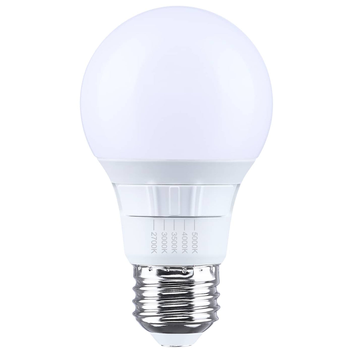 Satco S15189 9.5 Watt A19 LED 27K/30K/35K/40K/50K CCT 80 CRI Medium Base Plastic Dimmable 120 Volt