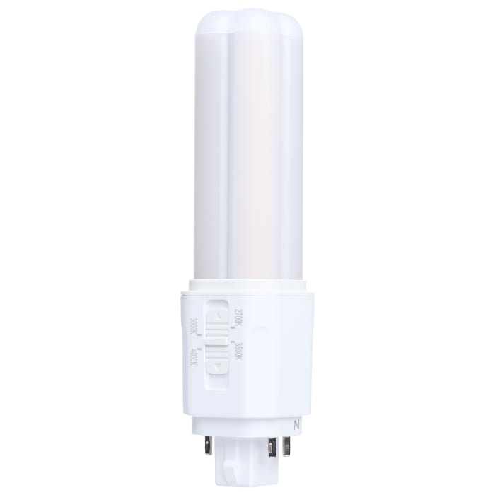 Satco S29884 7 Watt PLC LED 27K/3K/35K/4K CCT G24q Base Omni Type A/B 120-277 Volt