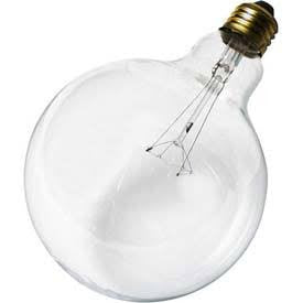 Satco S3010 25W 120V Globe G40 Clear E26 Base