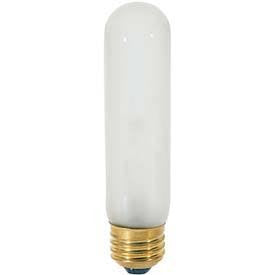 Replacement for Satco S3705 60T10/F 60 Watt 120 Volt T10 Medium Base Frost Incandescent Tubular - NOW BULBRITE