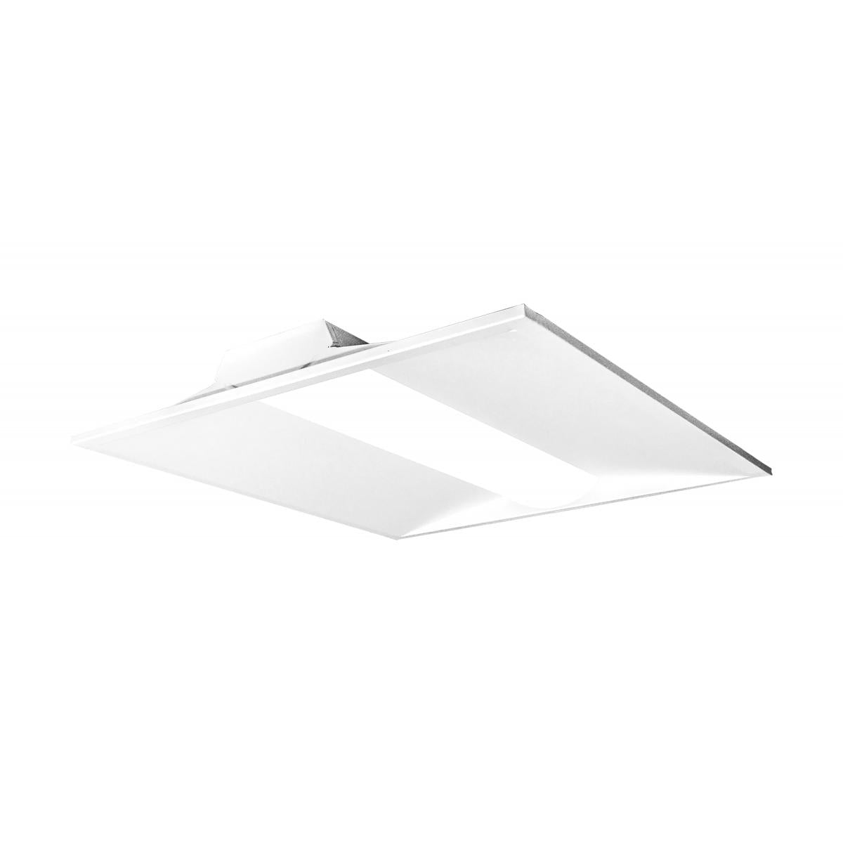 Satco 65-690 2X2 Single Basket LED Troffer Fixture Wattage Selectable CCT Selectable Lumens Selectable 100-277V