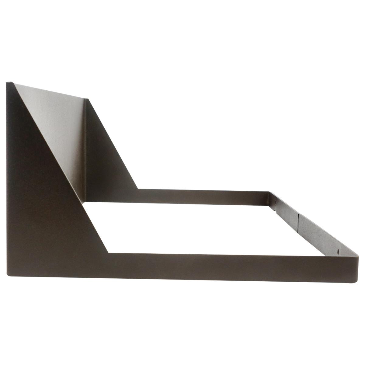 Satco 65-877 Area Light Cutoff Shield; Bronze Finish; For Use With 100W/150W/240W/300W Fixtures