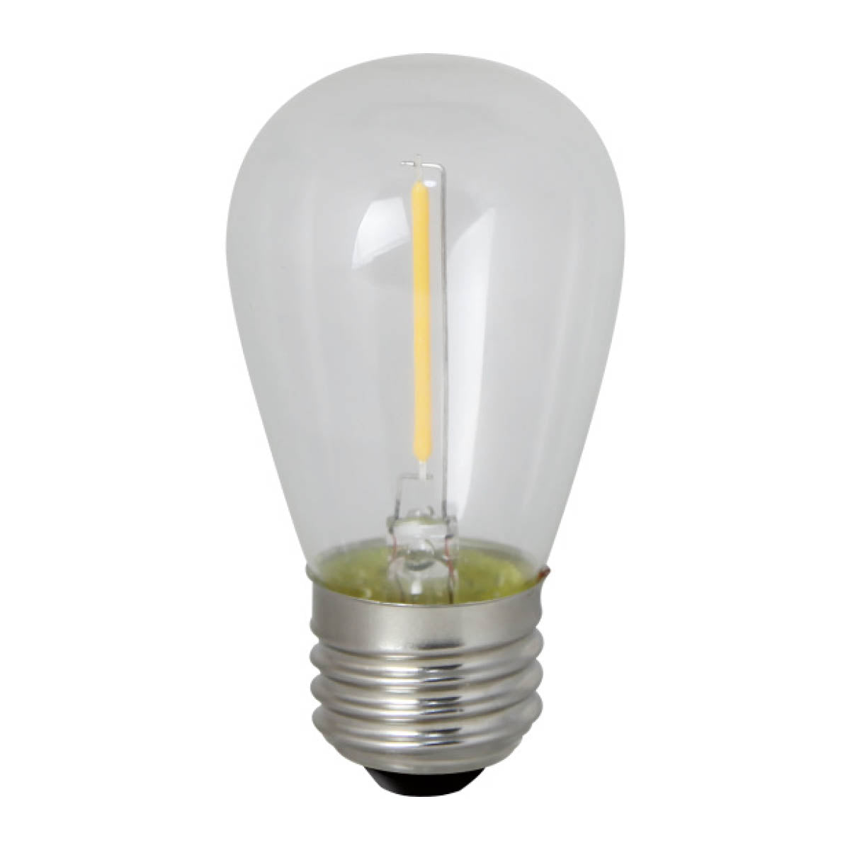 Bulbrite 776685 LED1S14/27K/FIL 0.7W S14 E26 Clear