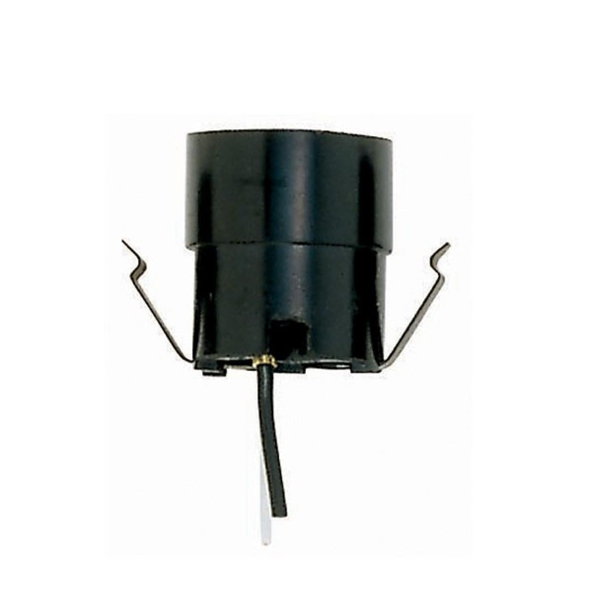 Satco 80-1798 Snap-In Socket For 3 1/4"- 4" Holders 12" AWM Leads 1-1/2" Height 1-1/4" Diameter 660W 250V