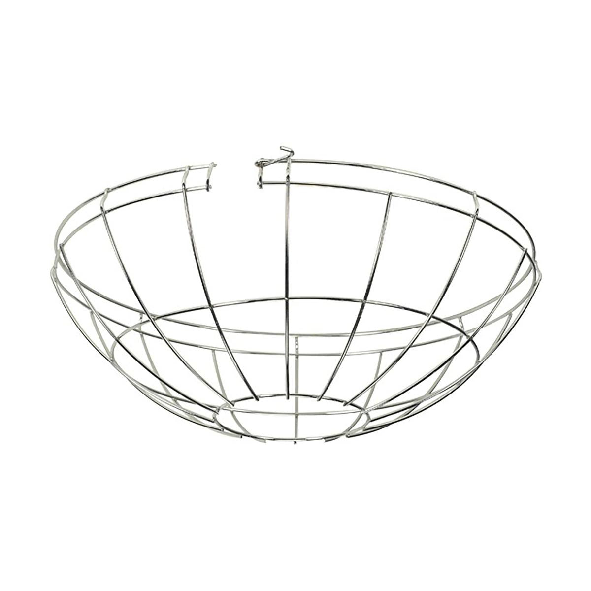 Satco 80-1979 Wire Cage for Warehouse Shades Fits Items: 76-283, 76-284, 76-660, 76-661, 76-662, 76-663 Width: 15 1/2", Height: 4 3/4"