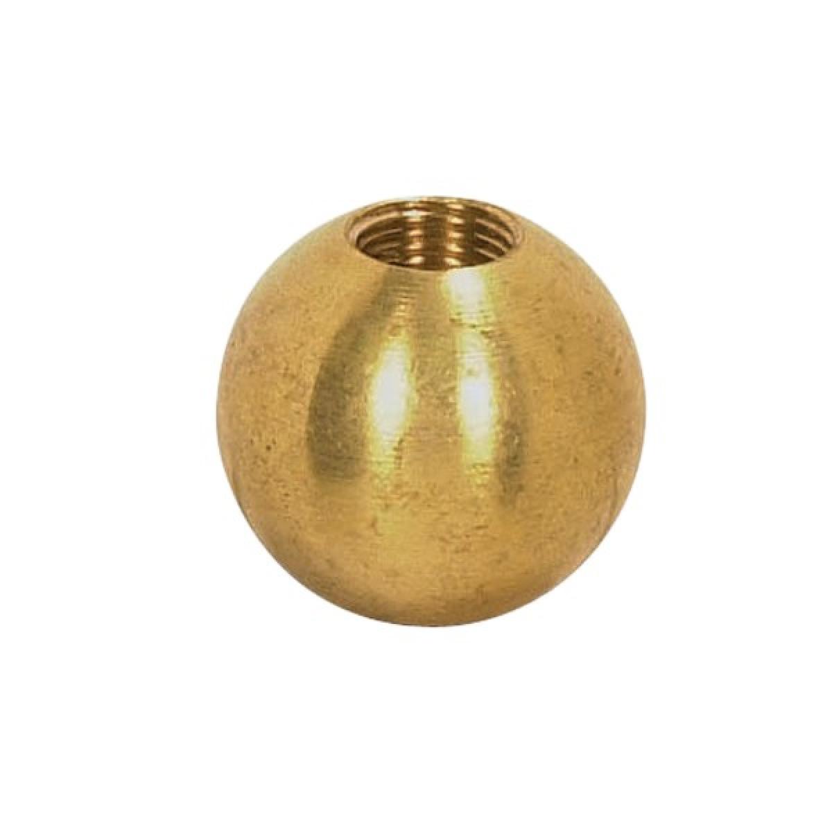 Satco 90-1630 Brass Ball 1-1/2" Diameter 1/8 IP Tap Unfinished