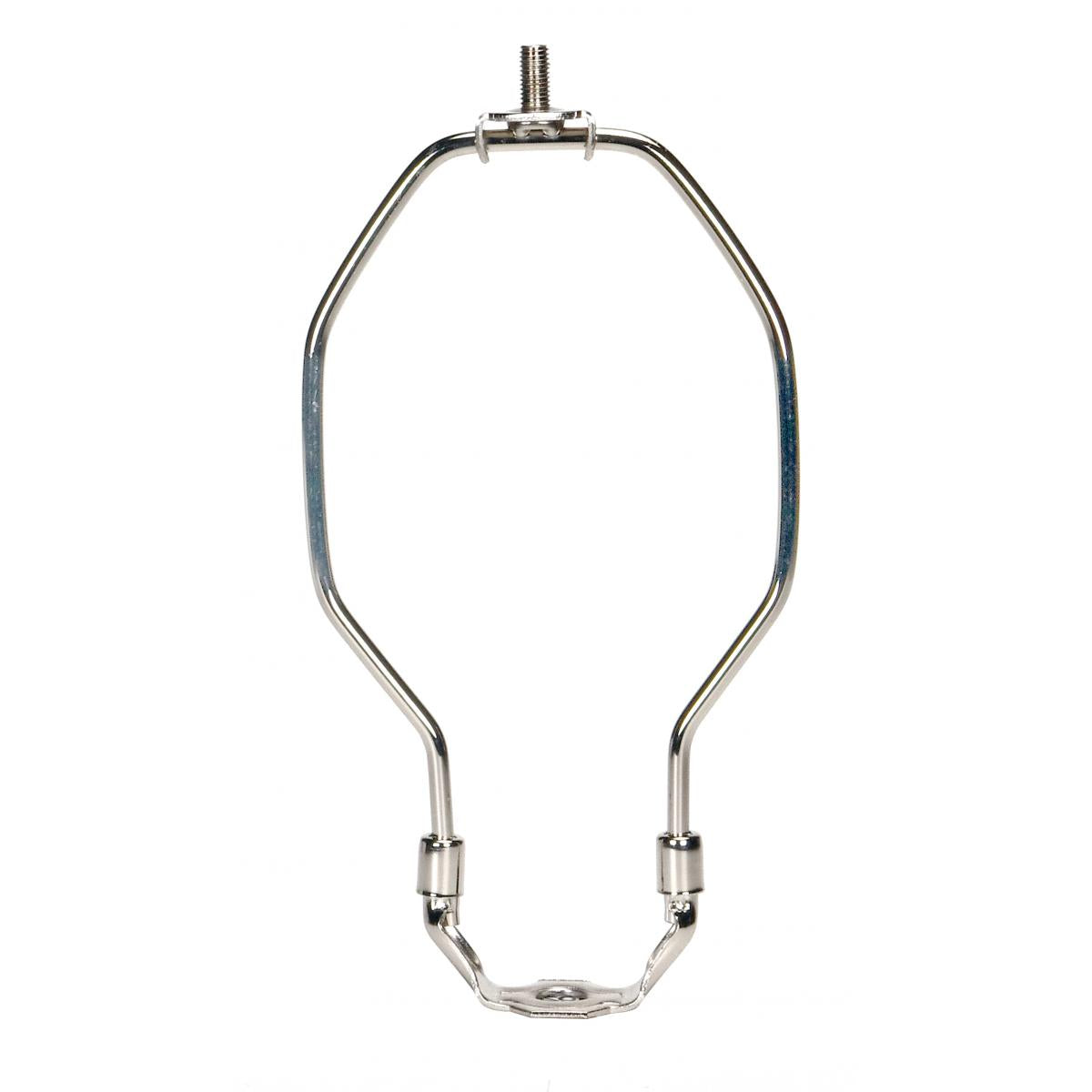 Satco 90-2013 Light Duty Harp Polished Nickel Finish 7" Height 1/8 IP Saddle 1/4-27 Thread 125 Carton
