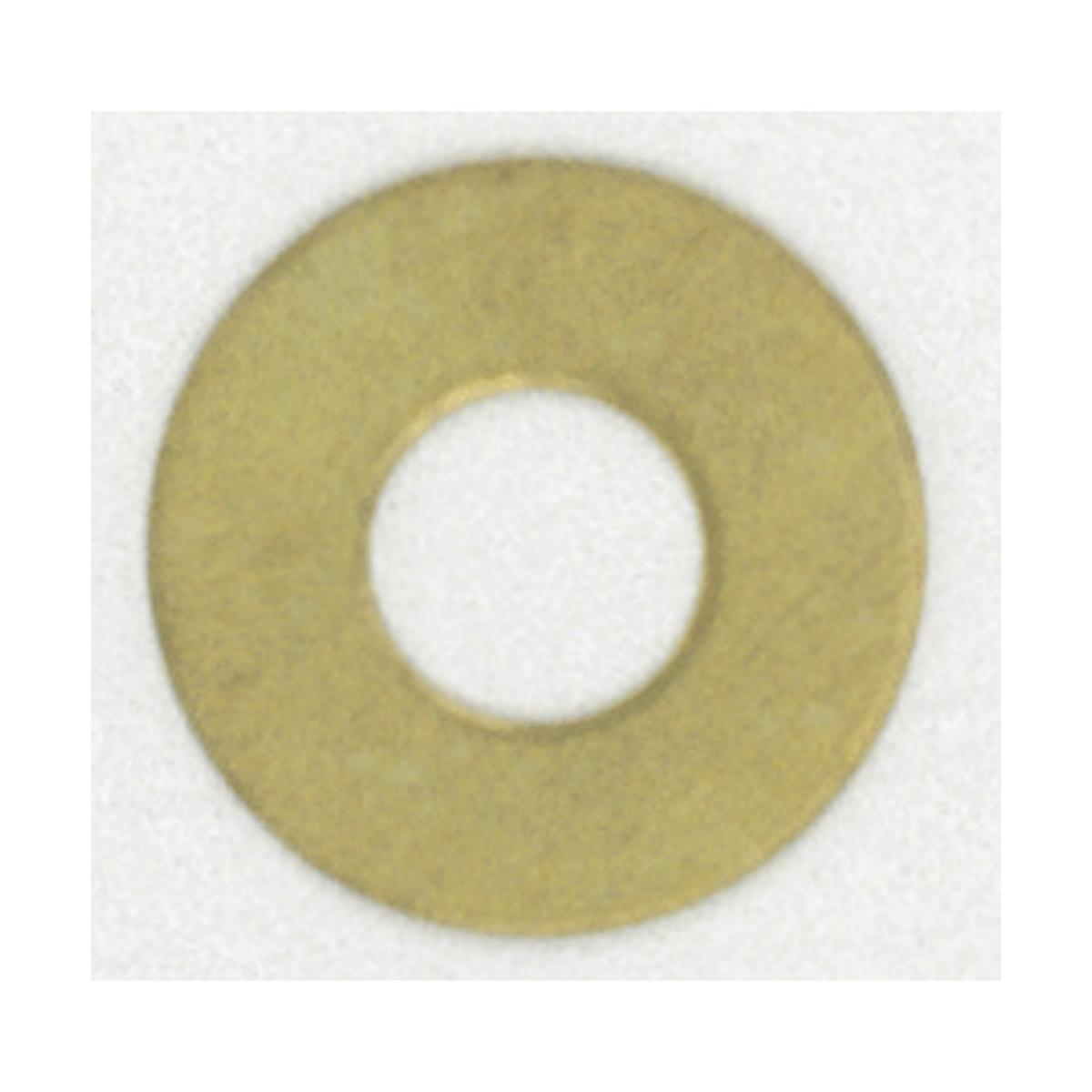 Satco 90-385 Light Steel Washer 1/8 IP Slip 24 Gauge Brass Plated Finish 1" Diameter
