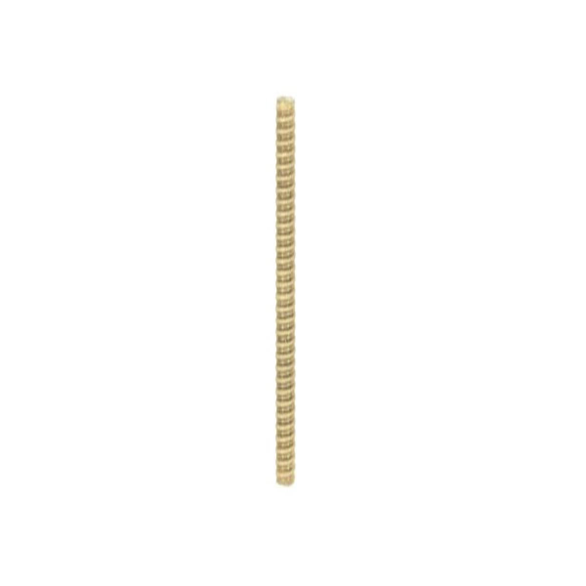 Satco 90-5180 1/8 IP Steel Yellow Zinc Plated 22-1/2" Length 3/8" Wide
