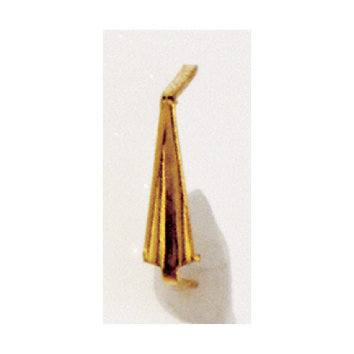 Satco 90-693 Crystal Clip 12mm 7/16" Height Silver