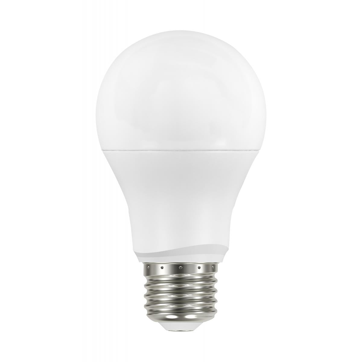 Satco S11421 8 Watt A19 LED Dusk to Dawn 2700K Medium base 200 deg. Beam Angle 120 Volt