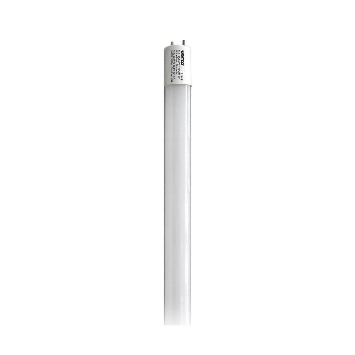 Replacement for Satco S11923 13.5W T8 LED 5000K Medium Bi Pin Dimmable Type B Ballast Bypass Single Ended Wiring - NOW S11664
