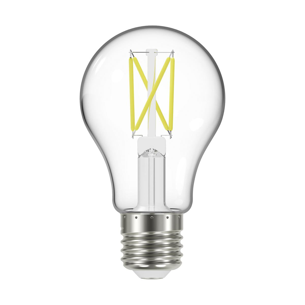 Satco S12410 5 Watt LED A19 Clear Medium Base 4000K 90 CRI 120 Volt