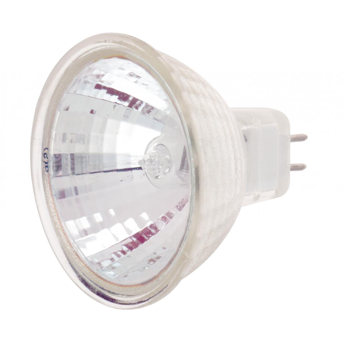 Satco S1996 35 Watt Halogen MR16 FRB/C 2000 Average rated hours Miniature 2 Pin Round base 24 Volt