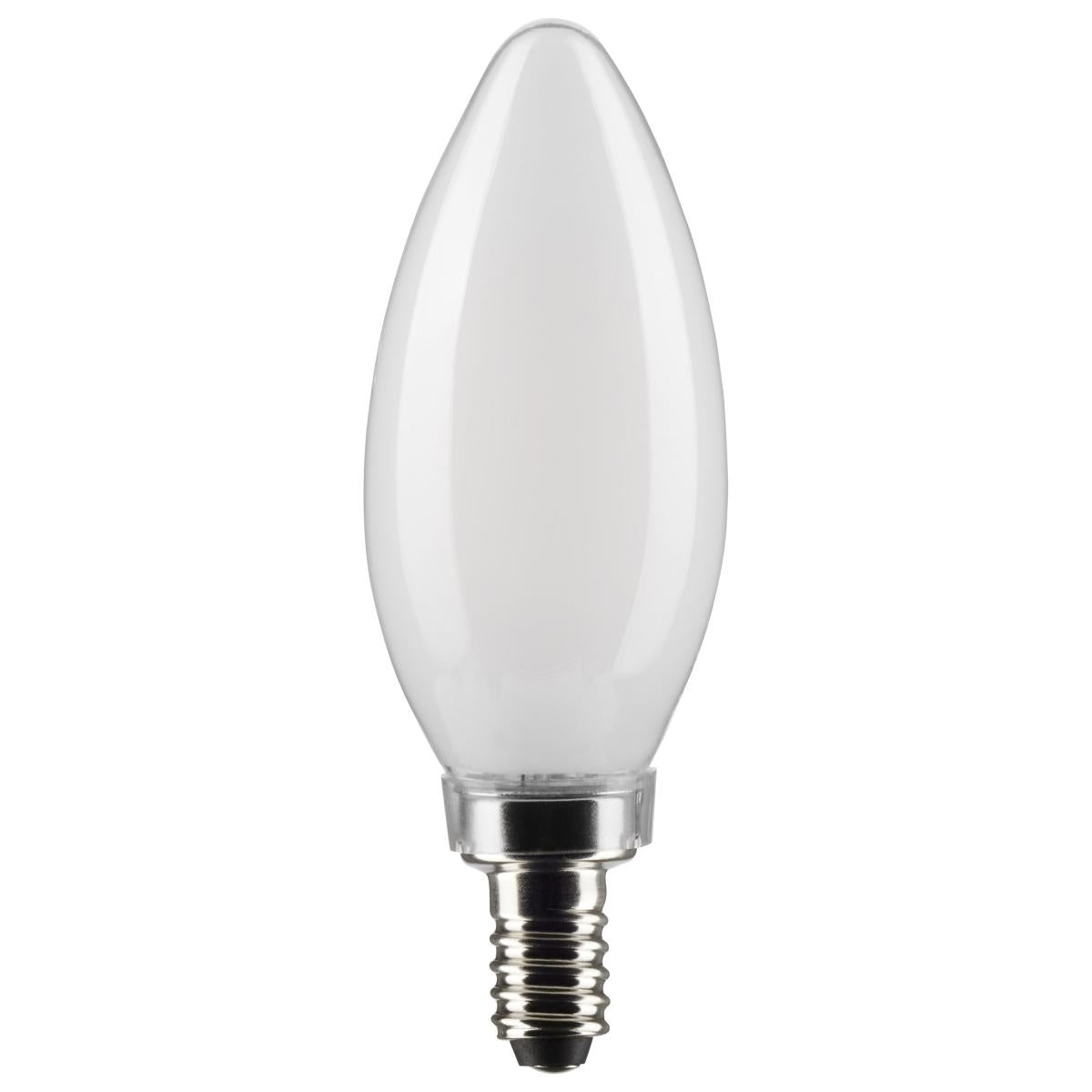 Satco S21270 4 Watt B11 LED; Frost; Candelabra base; 90 CRI; 3000K; 120 Volt
