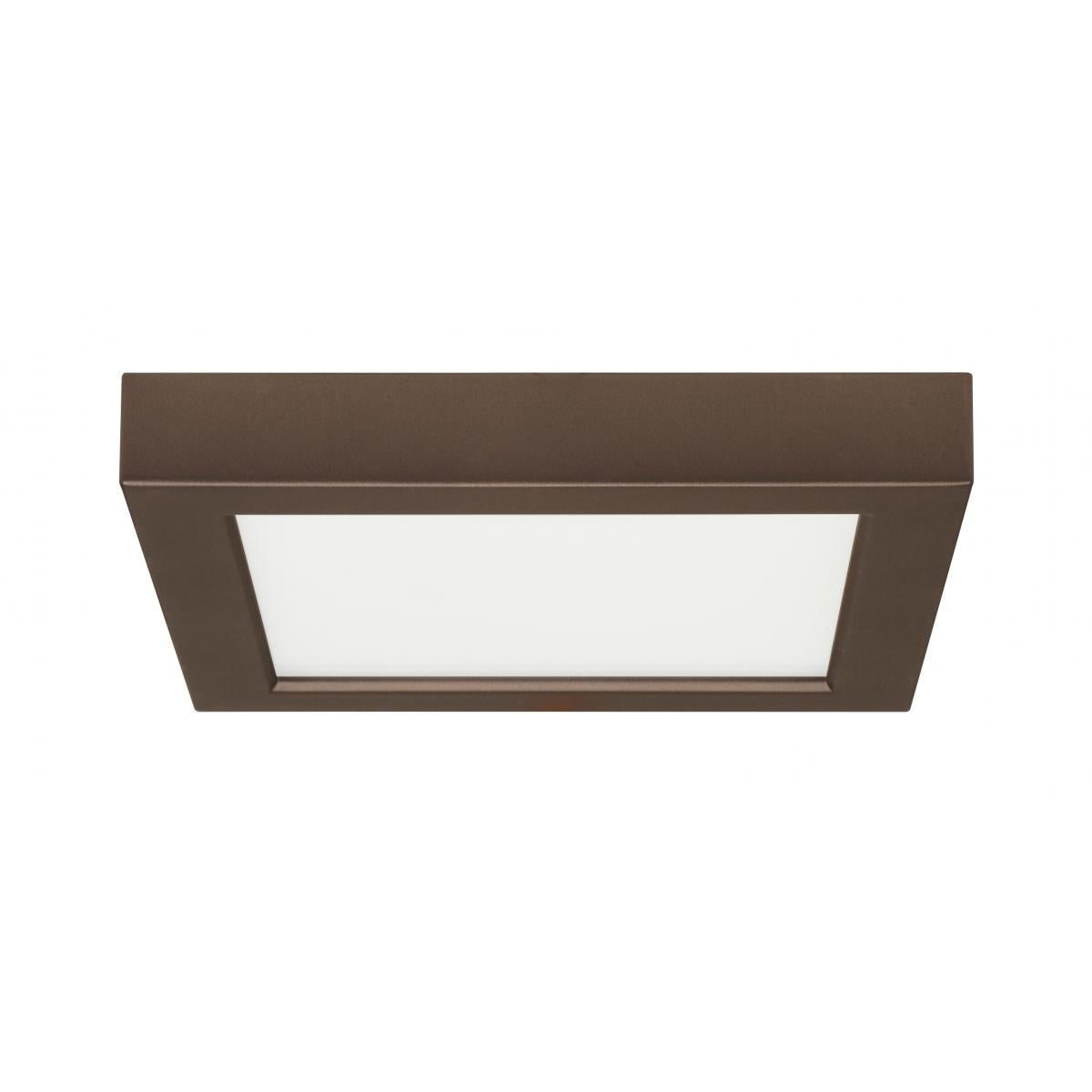 Replacement for Satco S21510 13.5 watt 7" Flush Mount LED Fixture 3000K Square Shape Bronze Finish 120 volts - NOW 62/1716