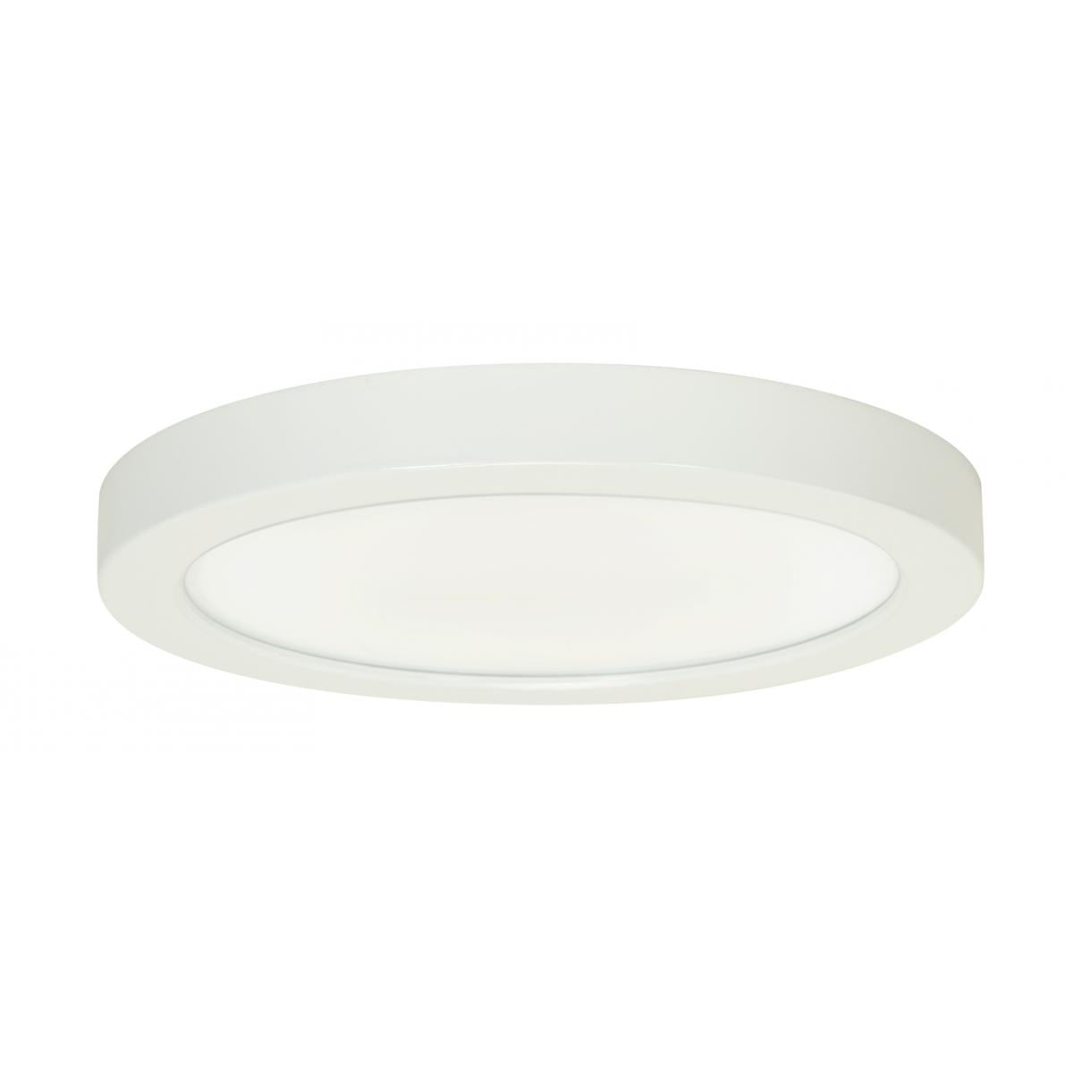 Replacement for Satco S21514 18.5 watt 9" Flush Mount LED Fixture 4000K Round Shape White Finish 120 volts 0-10V Dimming - NOW 62/1758