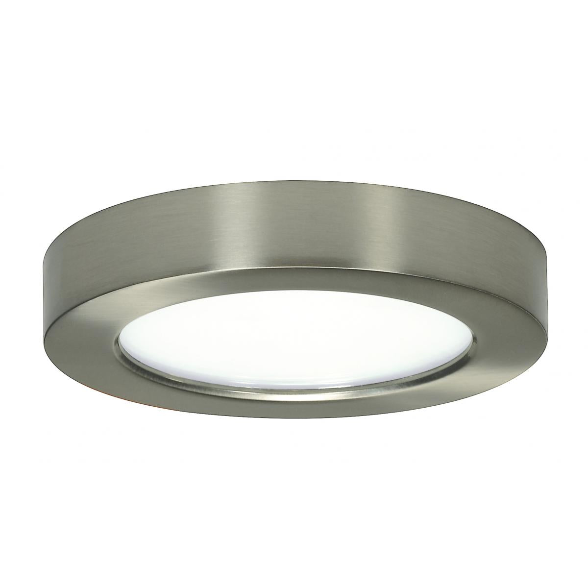 Replacement for Satco S21518 10.5 watt 5.5" Flush Mount LED Fixture 5000K Round Shape Brushed Nickel Finish 120 volts - NOW 62/1708
