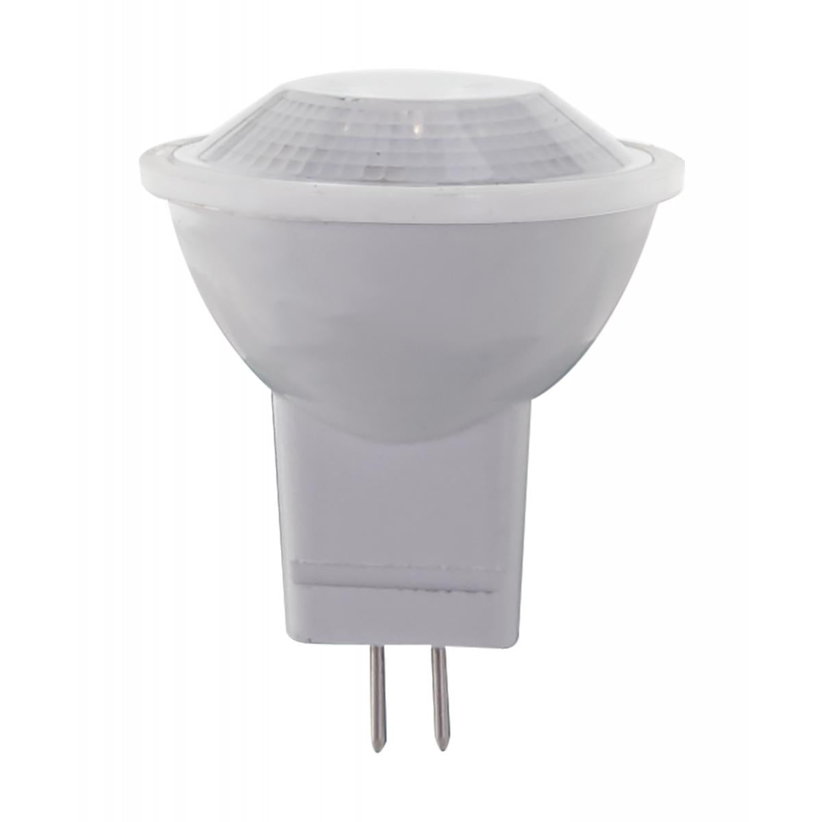 Satco S21741 2 Watt MR11 LED GU4 base 3000K 12 Volt 36 deg. Beam Angle 2-Card