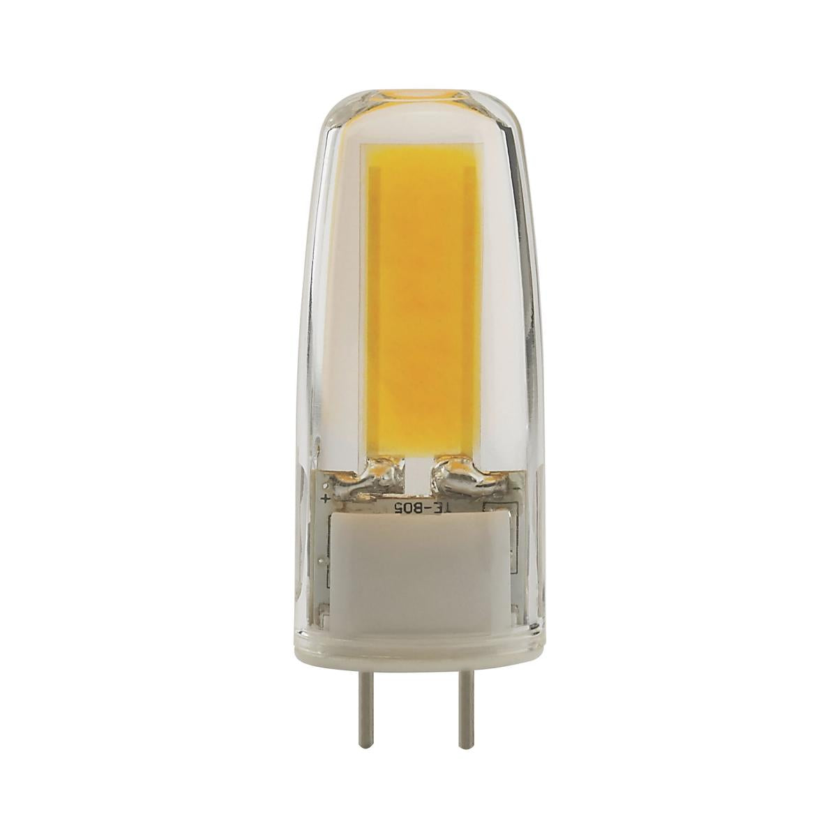 Replacement for Satco S28680 4 Watt JC LED Clear 3000K G8 base 120-130 Volt - NOW S12324