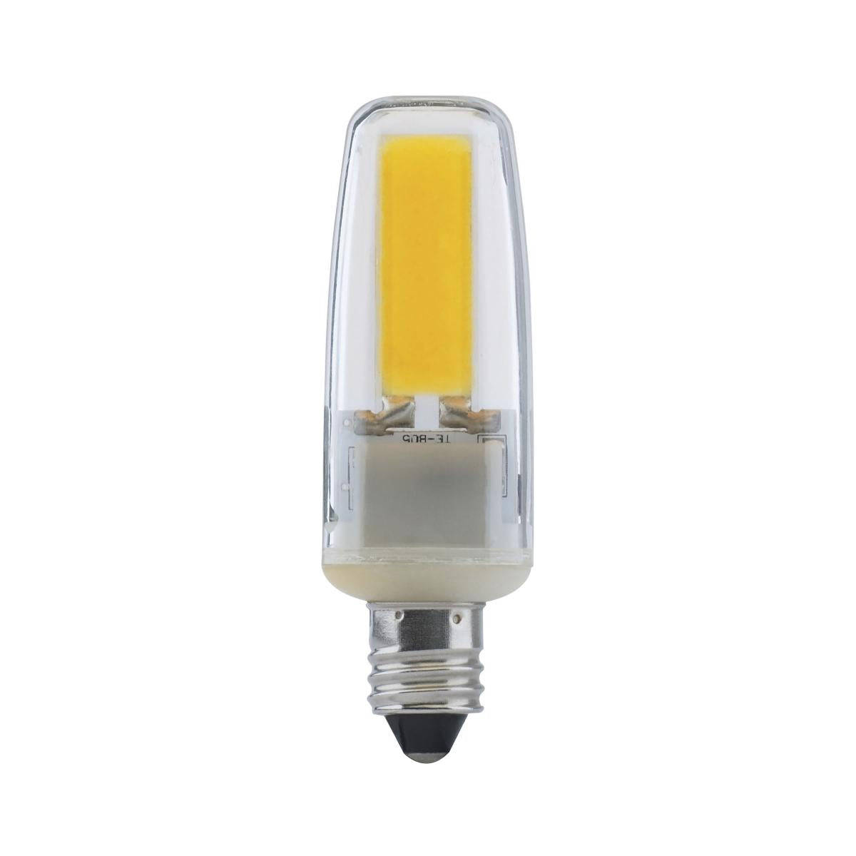 Replacement for Satco S28684 4 Watt LED 3000K Clear Mini Candelabra base 120-130 Volt - NOW S12334