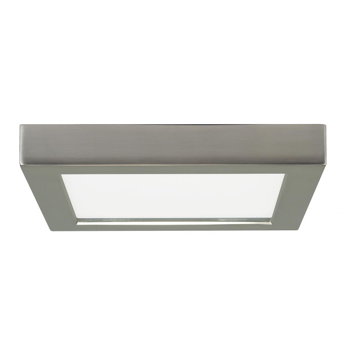 Replacement for Satco S29333 13.5 watt 7" Flush Mount LED Fixture 2700K Square Shape Brushed Nickel Finish 120 volts - NOW 62/1717