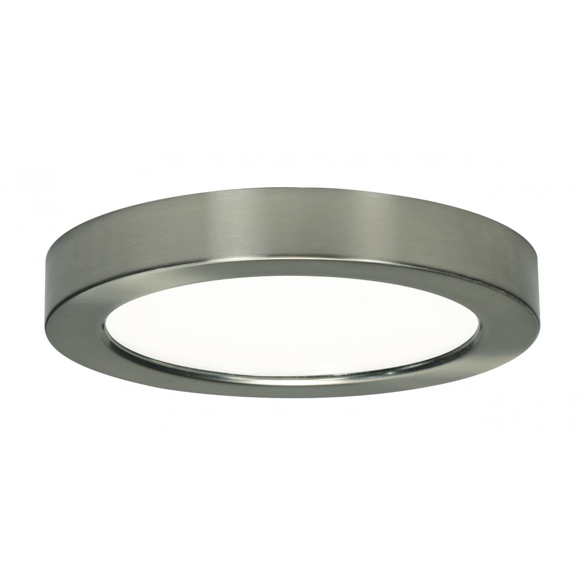 Replacement for Satco S29349 13.5 watt 7" Flush Mount LED Fixture 3000K Round Shape Brushed Nickel Finish 120 volts - NOW 62/1713