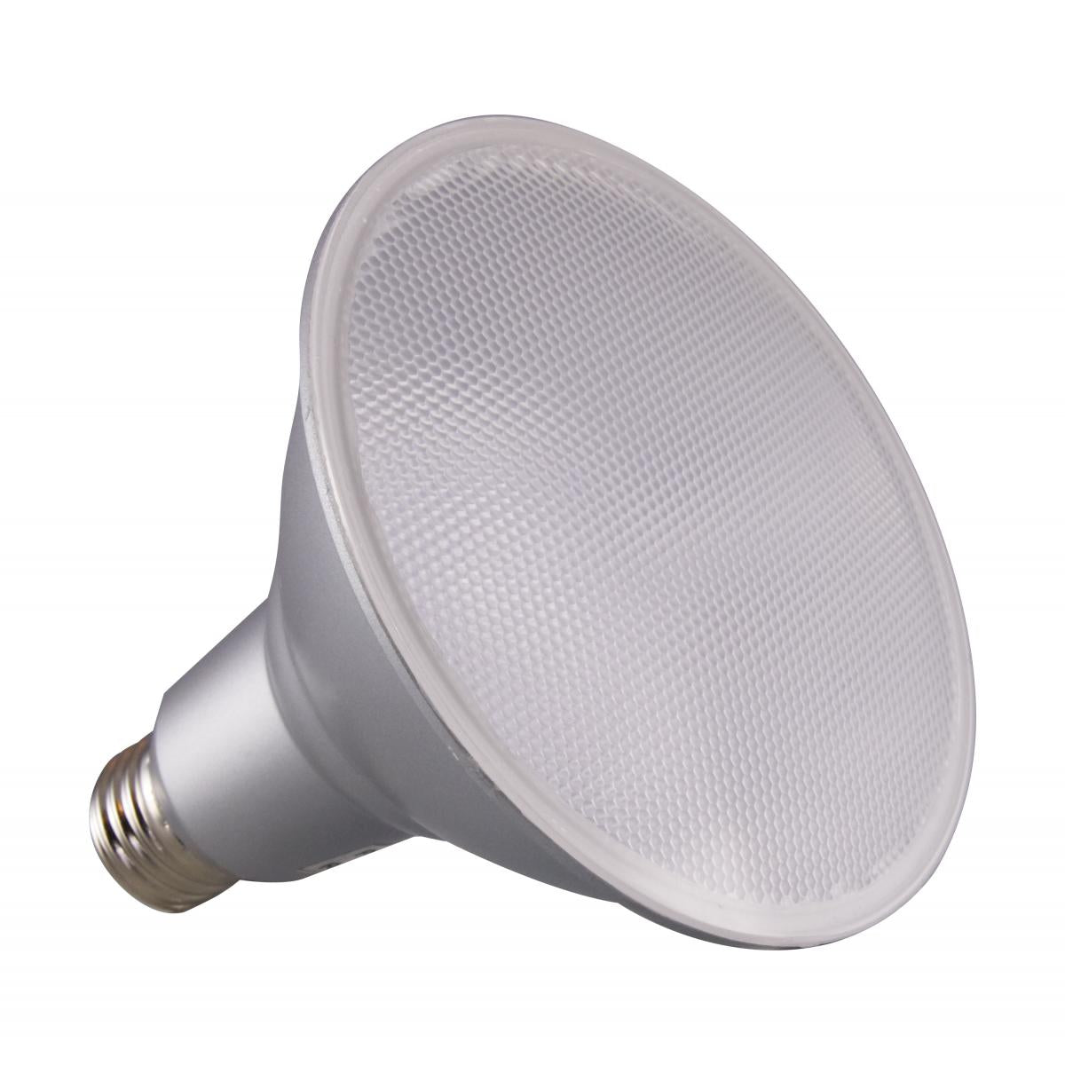 Satco S29446 15 Watt PAR38 LED 3000K 40 deg. Beam Angle Medium base 120 Volt
