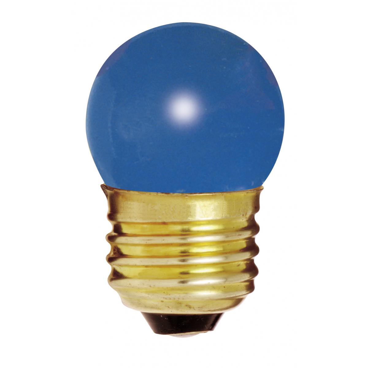 Bulbrite 702307 7.5S11B 7.5W S11 Ceramic Blue
