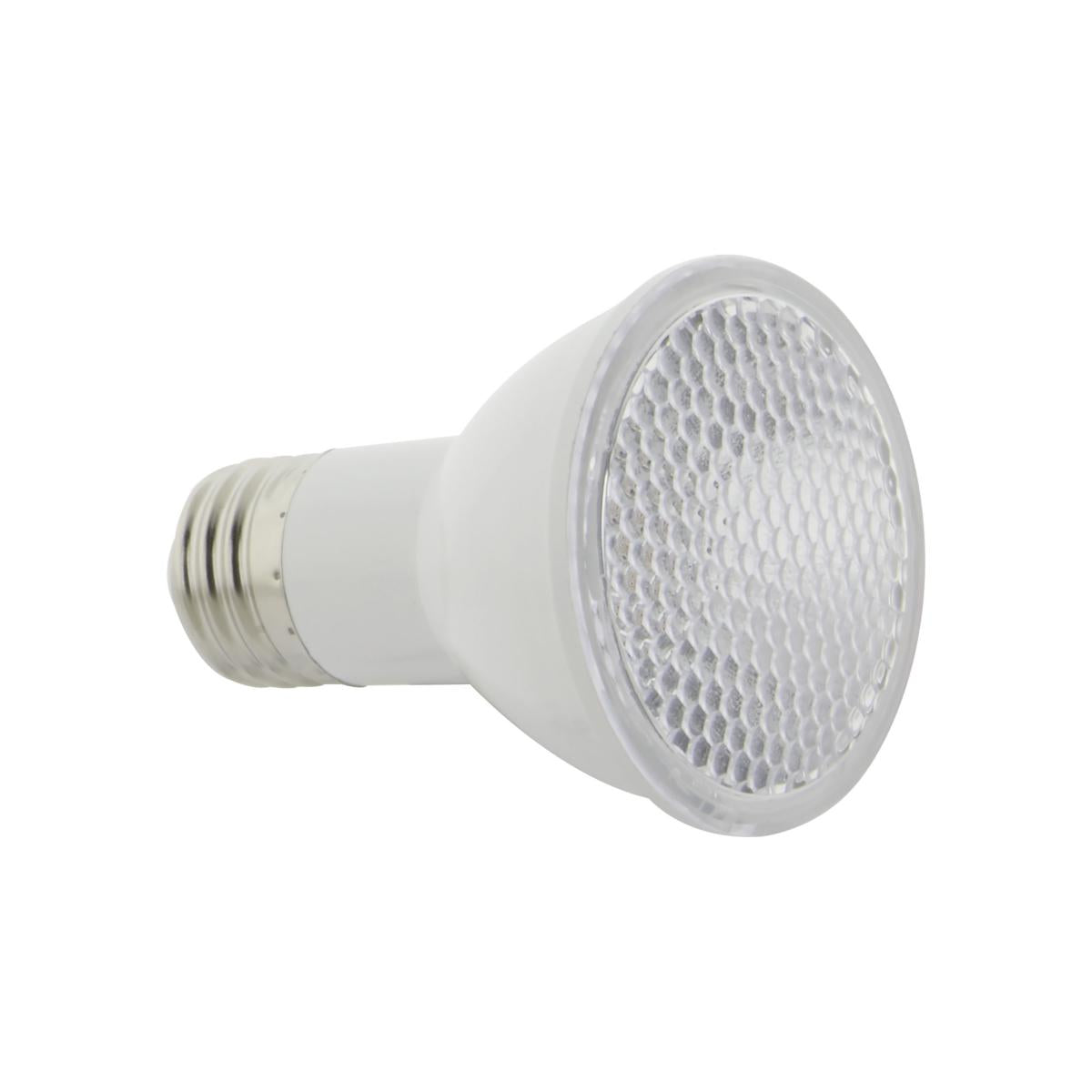 Satco S39188 6.5 Watt PAR20 LED Amber color 40 deg. Beam Angle Medium base 120 Volt Turtle Friendly