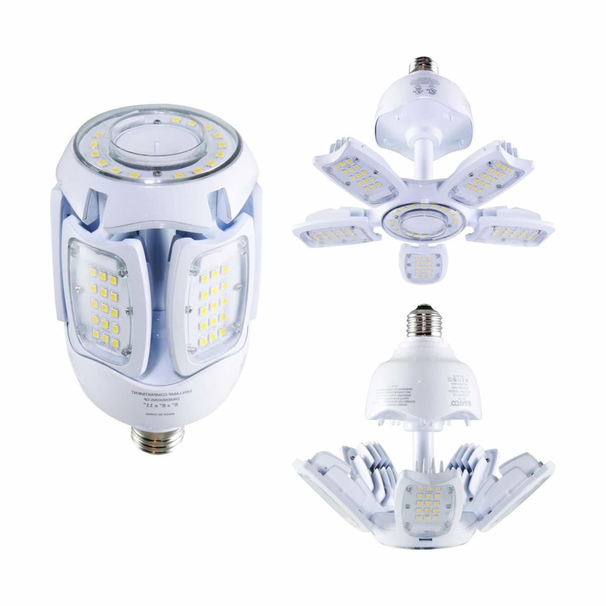 Satco S39750 30 Watt LED HID Replacement 5000K Medium base Adjustable Beam Angle Type B Ballast Bypass100-277 Volt