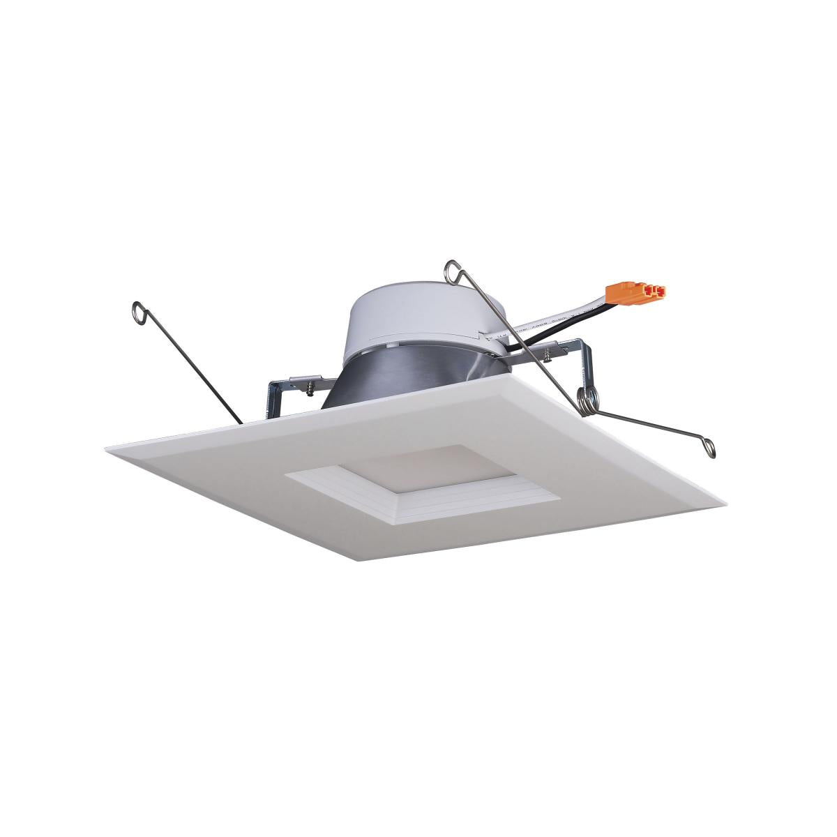 Replacement for Satco S39773 11.5 watt LED Downlight Retrofit 5-6 inch square shape 5000K 120 volt White Finish - NOW S11821