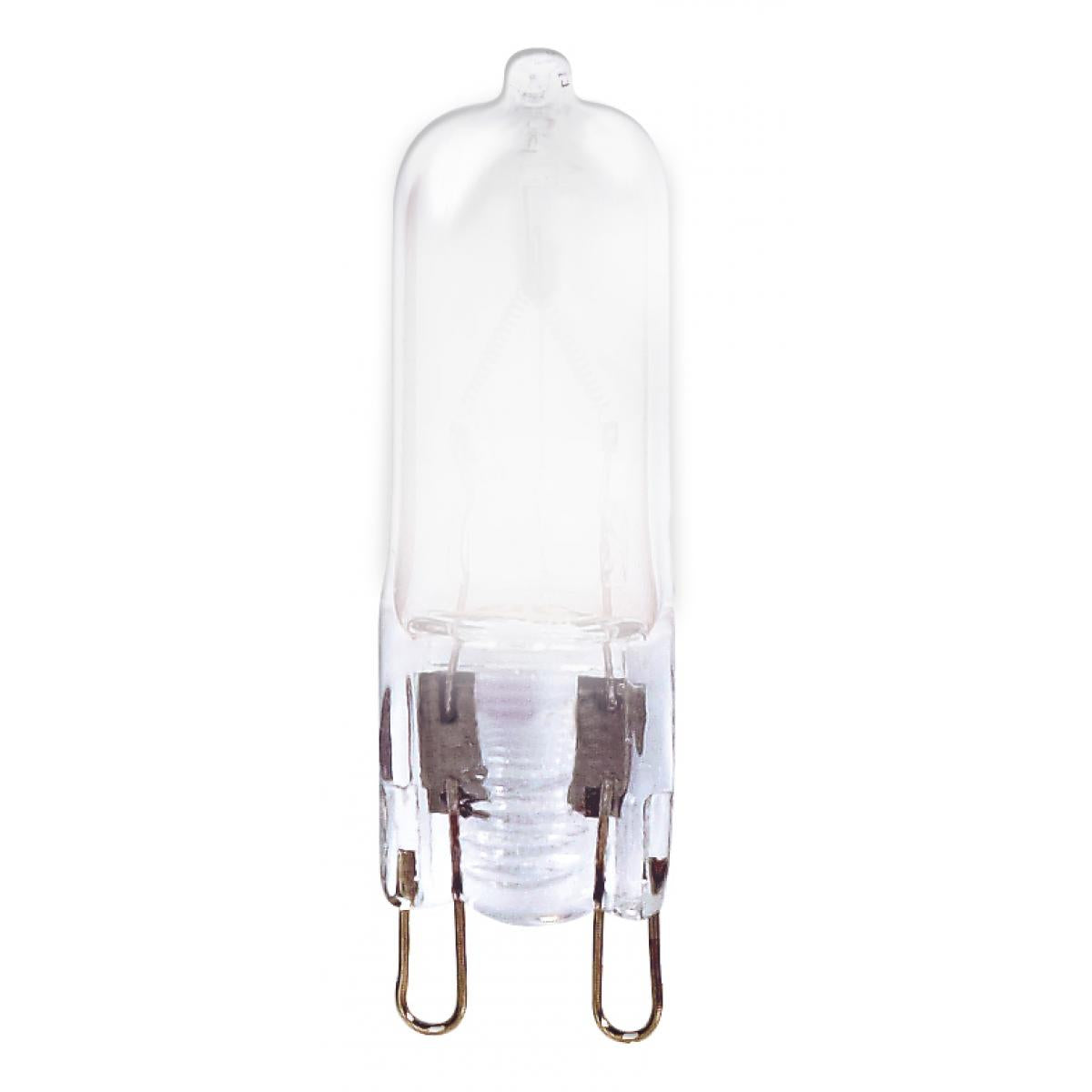 Satco S4358 40 Watt Halogen T4 Frosted 2000 Average rated hours 450 Lumens Double Loop base 120 Volt