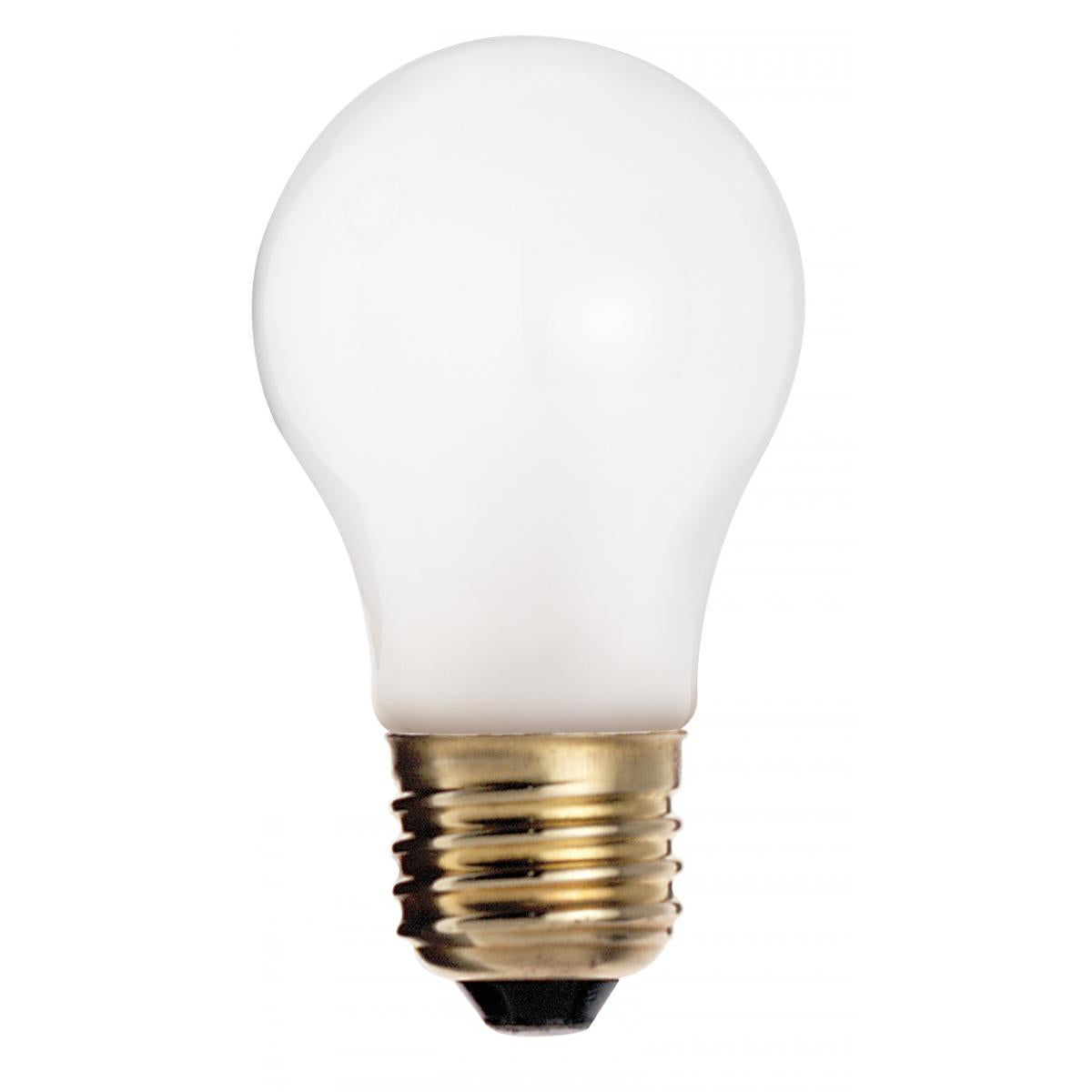 Satco S6811 40A15/FROST/TF/HT 40 Watt A15 Incandescent Frost 2500 Average rated hours 280 Lumens Medium base 130 Volt Teflon Shatter Proof