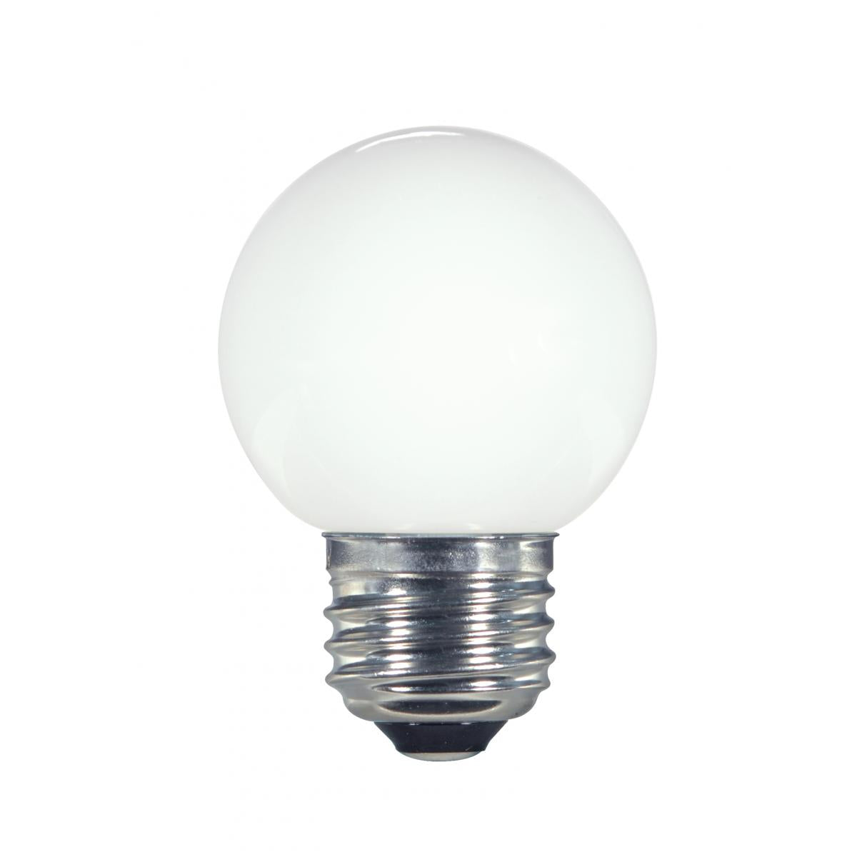 Satco S9159 1.4W G16.5/WH/LED/120V/CD E26 1.4 Watt LED G16 1/2 White 2700K Medium base 120 Volt Carded